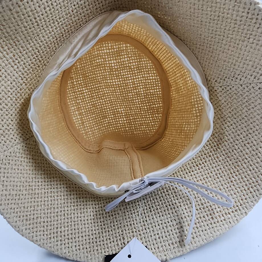I.N.C. International Concepts Straw Bucket Hat Women's One Size Natural