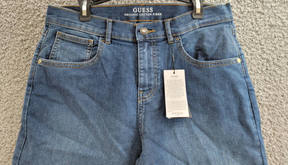 Guess Stretch Denim 5 Pocket Jean Short Big Boys 18 Middle Blue Wash Mid Rise