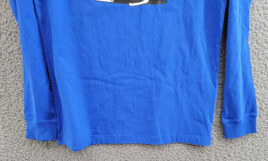Nike Sportswear Printed T-Shirt Big Kids XL Game Royal Crewneck Long Sleeve