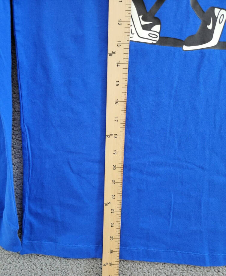 Nike Sportswear Printed T-Shirt Big Kids XL Game Royal Crewneck Long Sleeve