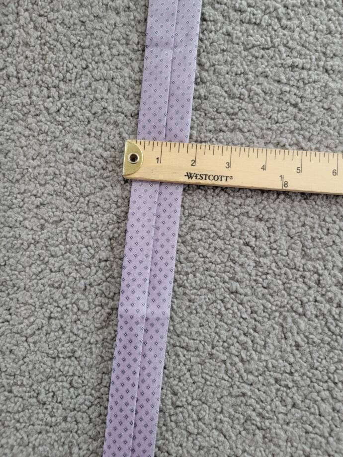 Calvin Klein Silk Blend Micro-Square Neat Tie Men's Lilac Adjustable