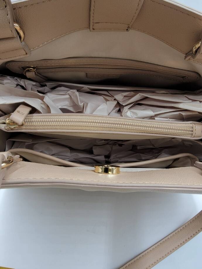 I.N.C. International Concepts Caitlinn Trapunto Tote Bag Women's Corn Husk