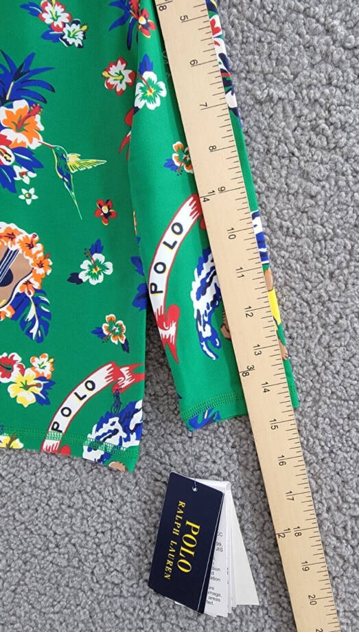Polo Ralph Lauren Polo Bear Performance Rash Guard Little Boy's 4 Multicolor L/S
