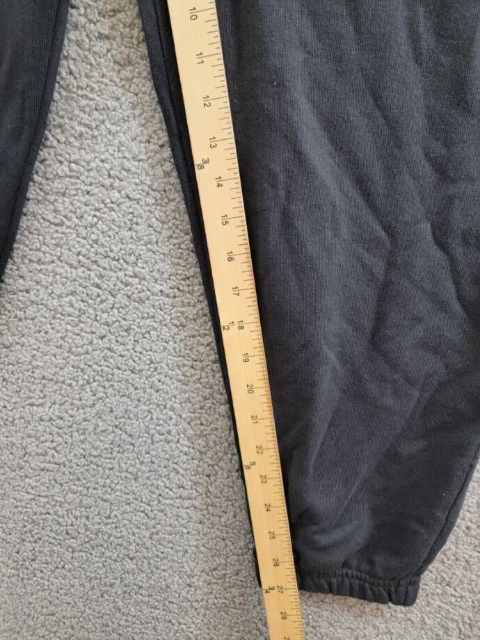 Levi's Sweatpants Loose Joggers Women's XL Black Elastic Waistband