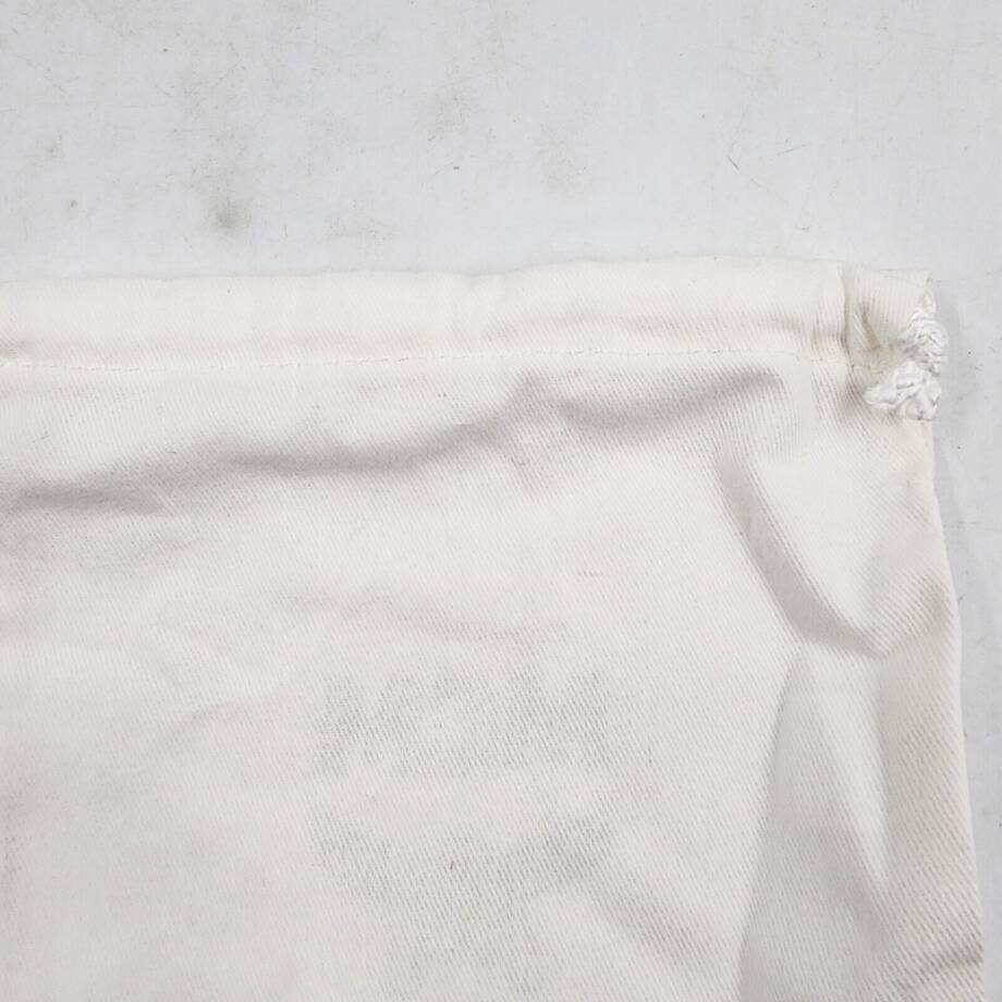 MCM Munchen Dust Protection Bag 7.5 x 6.5 White Drawstring Top Closure