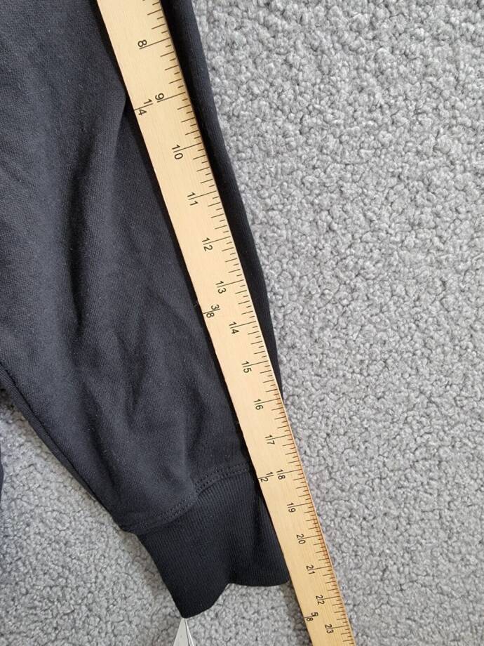 Tommy Hilfiger Sport Zip-Front Logo Hoodie Women's S Black Kangaroo Pocket L/S