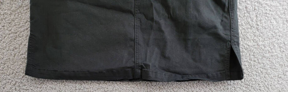 JAG On The Go Pull-On Elastic Waistband Stretch Skort Women's 10 Black 5 Pockets