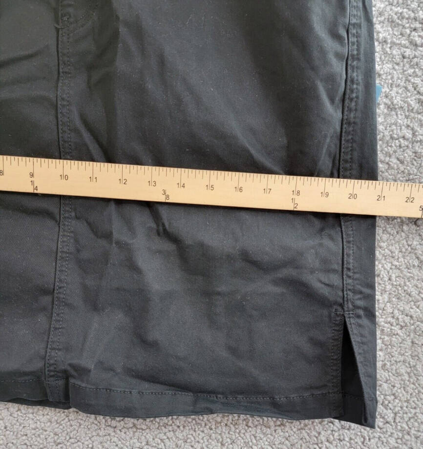 JAG On The Go Pull-On Elastic Waistband Stretch Skort Women's 10 Black 5 Pockets