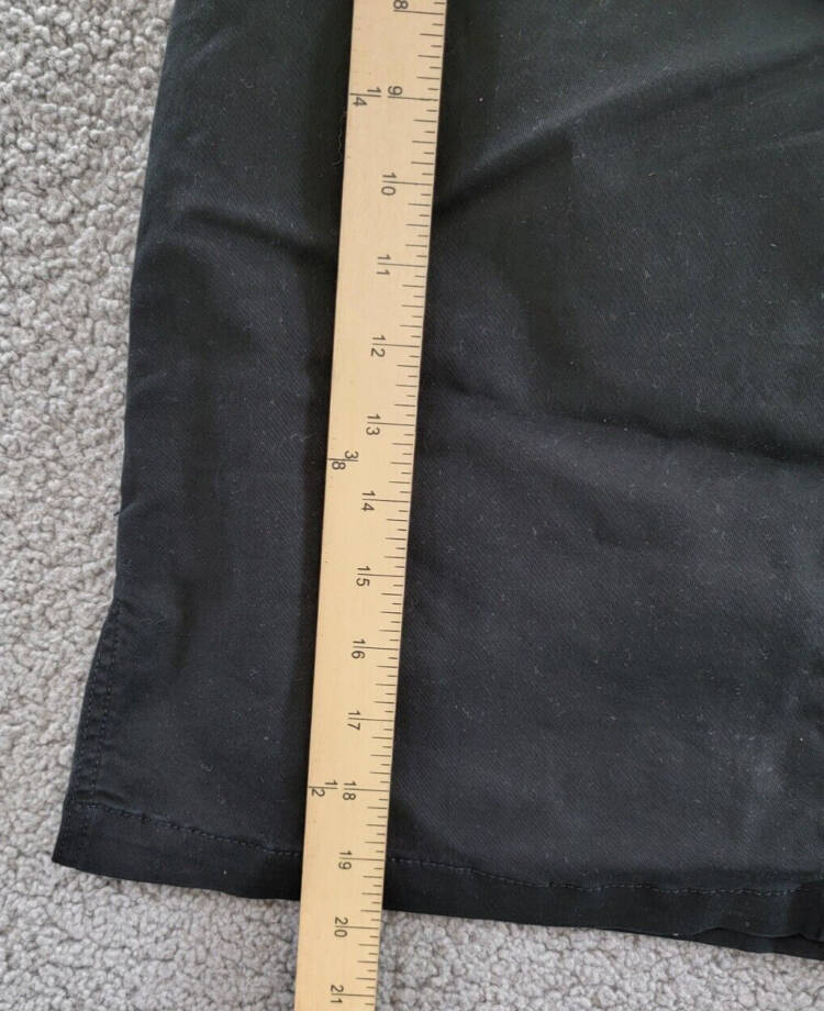 JAG On The Go Pull-On Elastic Waistband Stretch Skort Women's 10 Black 5 Pockets