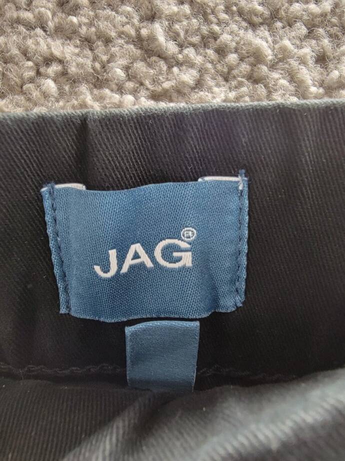 JAG On The Go Pull-On Elastic Waistband Stretch Skort Women's 10 Black 5 Pockets