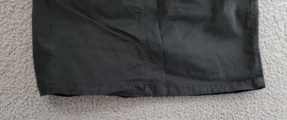 JAG On The Go Pull-On Elastic Waistband Stretch Skort Women's 10 Black 5 Pockets