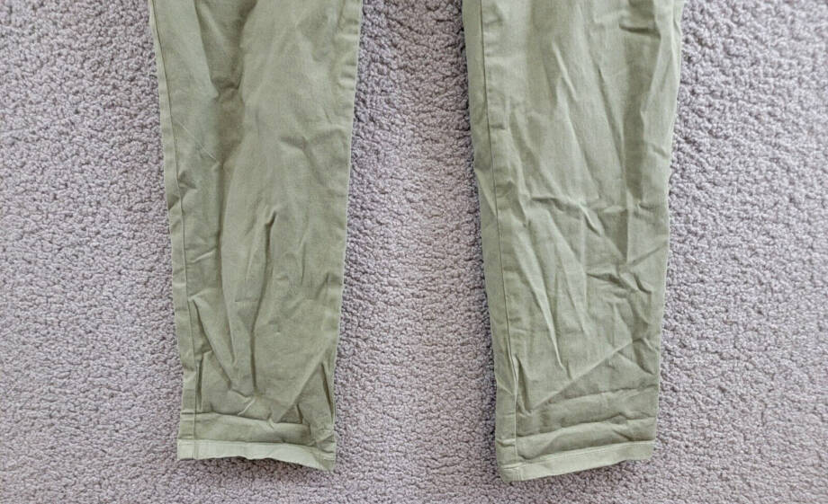 Tommy Hilfiger Hampton Stretch Slim Chino Pants Women's 4 Olive Zip Hook & Bar