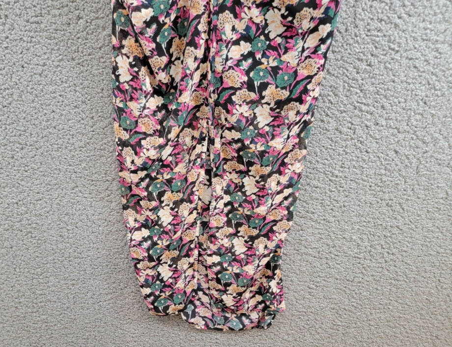 ASTR the Label Jamila Printed Sweetheart-Neck Dress Womens XS Multi Pullover L/S