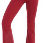 Champion Soft Touch Pull-on Flare-Leg Pants Women's L Cardinal Elastic Waistband