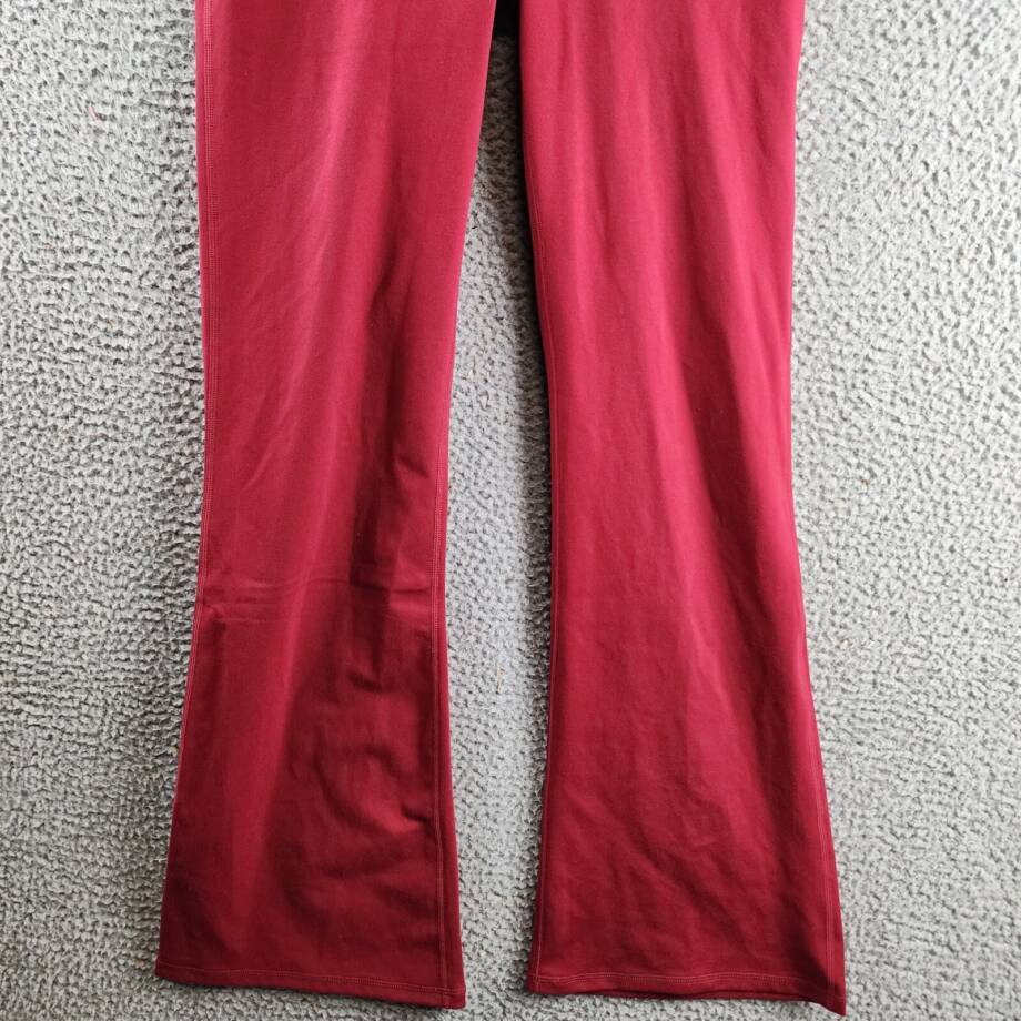 Champion Soft Touch Pull-on Flare-Leg Pants Women's L Cardinal Elastic Waistband