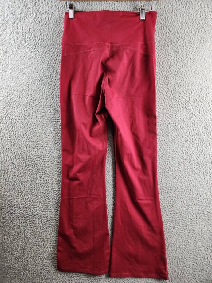 Champion Soft Touch Pull-on Flare-Leg Pants Women's L Cardinal Elastic Waistband