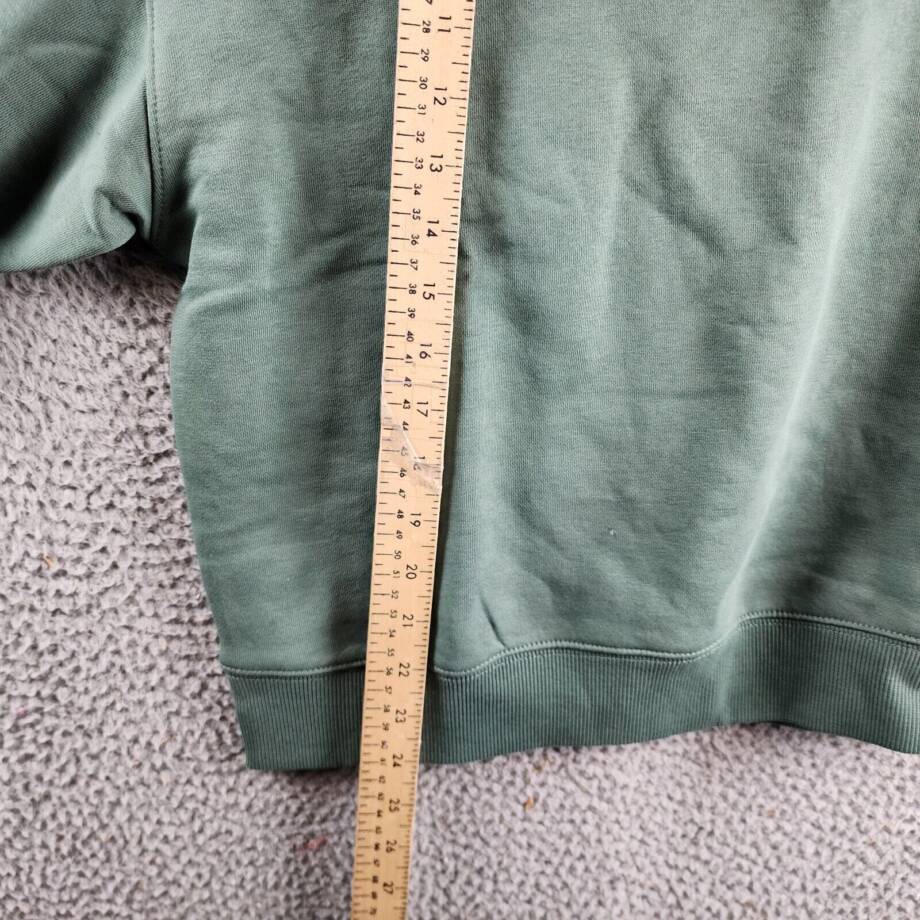 Reebok Identity Fleece Mock Neck Sweatshirt Women's M Green Long Sleeve Pullover