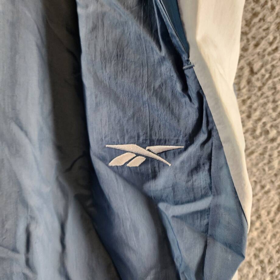 Reebok Plus Size Pull-On Logo Woven Track Pants Women's 4X/26-28W Blue Slate