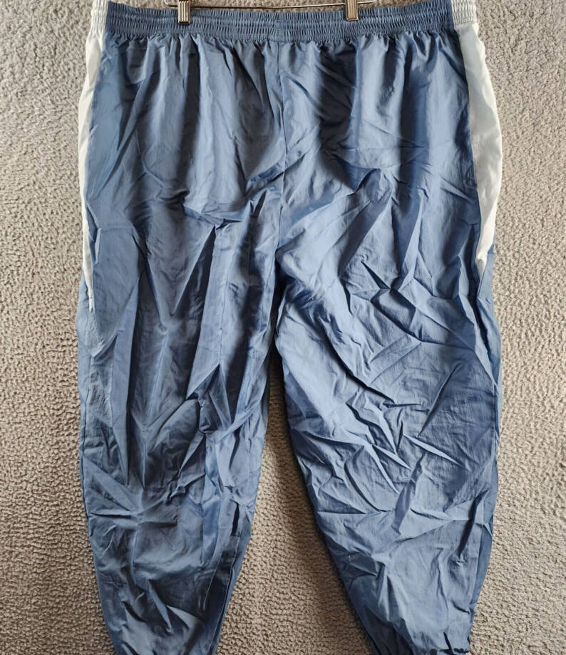 Reebok Plus Size Pull-On Logo Woven Track Pants Women's 4X/26-28W Blue Slate