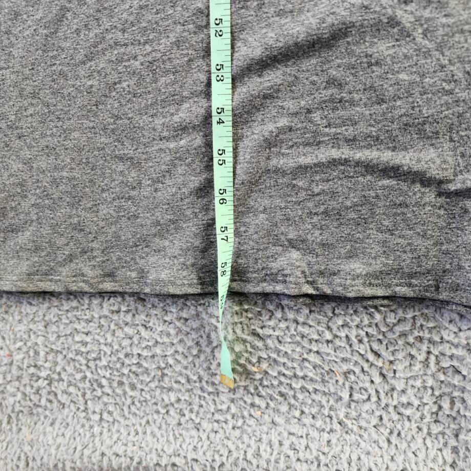 24seven Comfort Apparel Plus Side Slit Fitted Maxi Dress Women's 3X Gray Heather