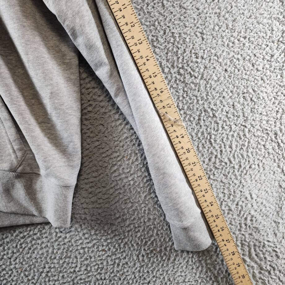 Reebok Plus French Terry Zip-Front Hoodie Women's 1X/16W Medium Grey Heather