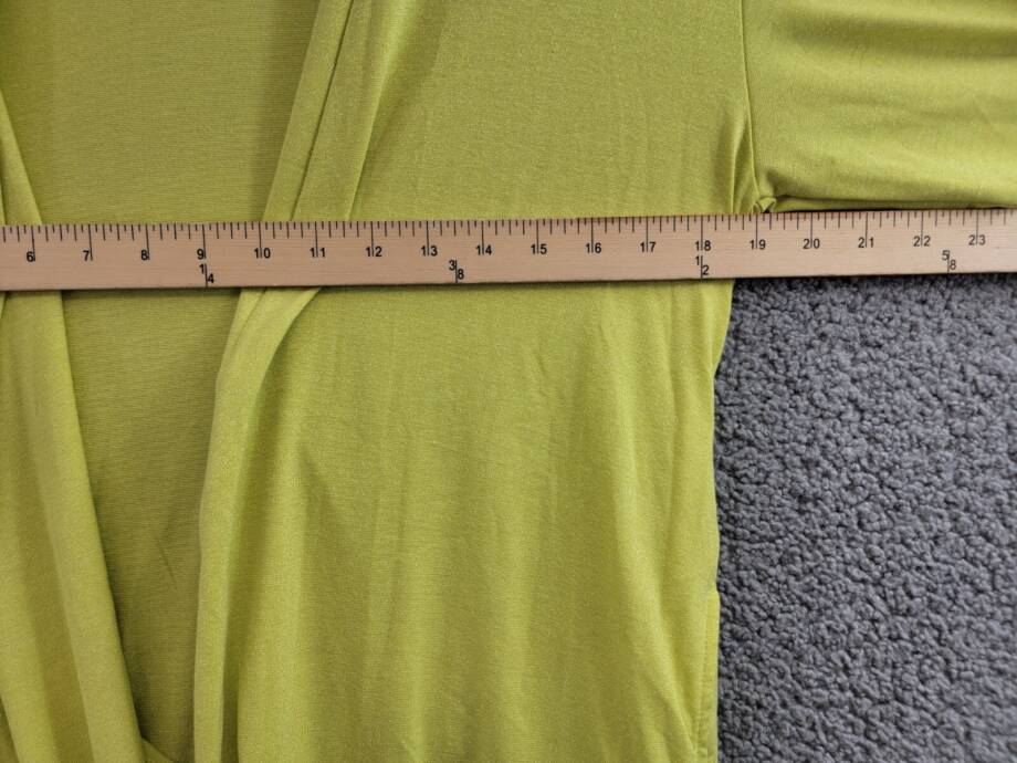 I.N.C. International Concepts Sparkle Robe Women's XS Lime Sparkle Tie Closure