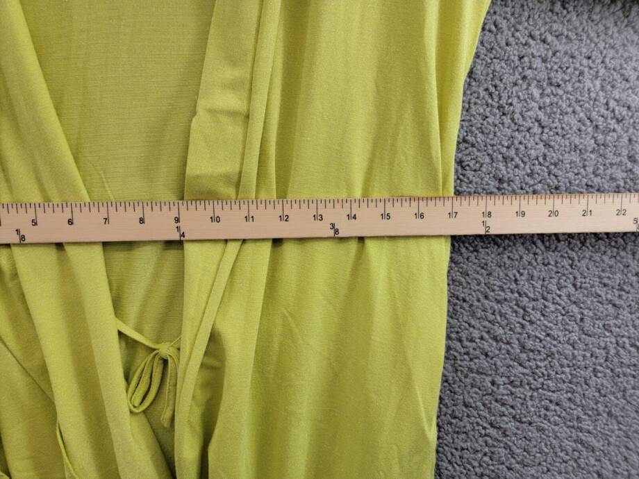 I.N.C. International Concepts Sparkle Robe Women's XS Lime Sparkle Tie Closure