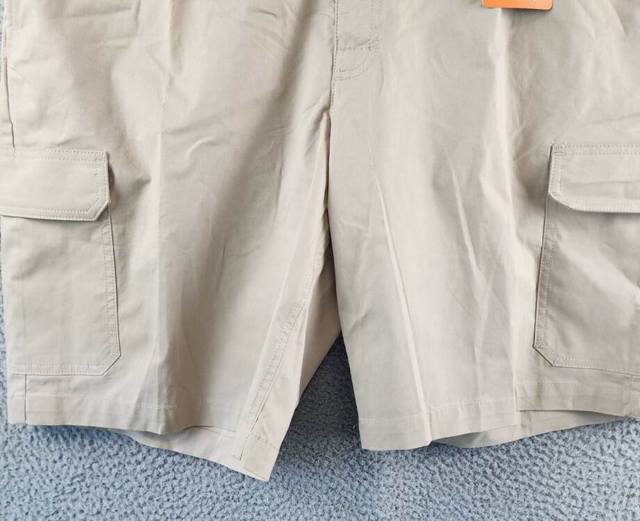 Columbia Rapid Rivers Comfort Stretch Cargo Shorts Men's 40 Ancient Fossil Solid