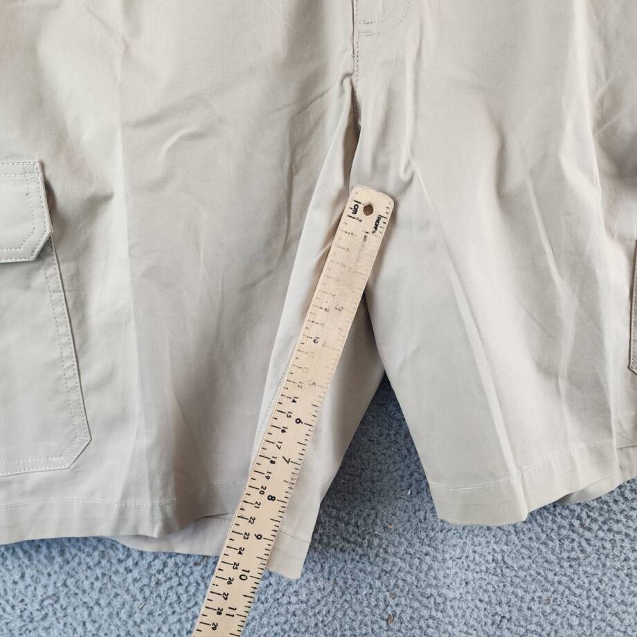 Columbia Rapid Rivers Comfort Stretch Cargo Shorts Men's 40 Ancient Fossil Solid