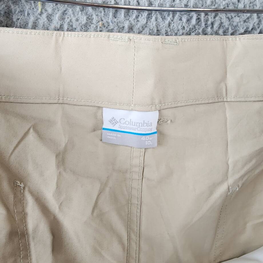 Columbia Rapid Rivers Comfort Stretch Cargo Shorts Men's 40 Ancient Fossil Solid