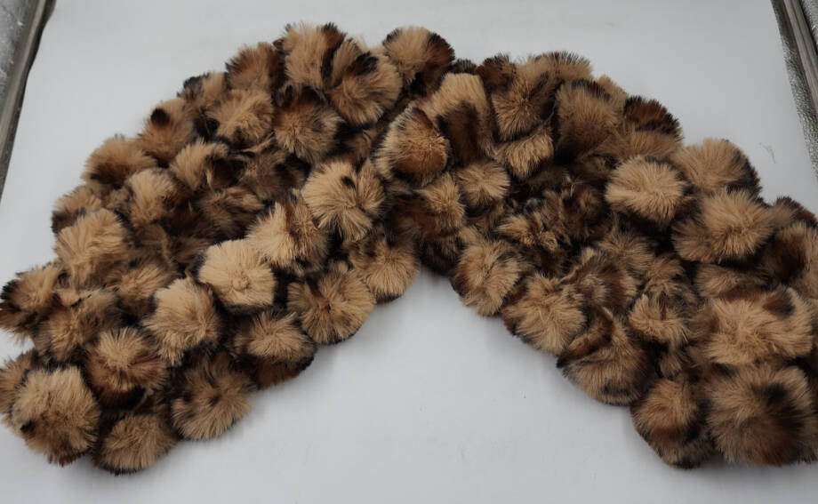 Marcus Adler Cozy Luxe Faux Fur Pom Loop Scarf Women's One Size Leopard~
