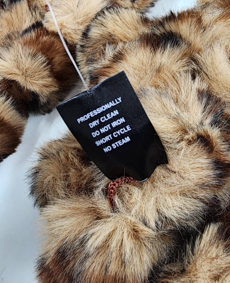 Marcus Adler Cozy Luxe Faux Fur Pom Loop Scarf Women's One Size Leopard~