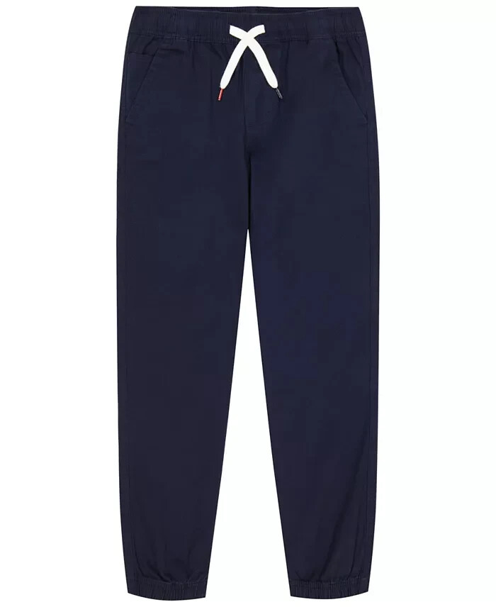 Tommy Hilfiger Clark Pull-On Jogger Pants Boys' S (8) Navy Blazer Pull On Style