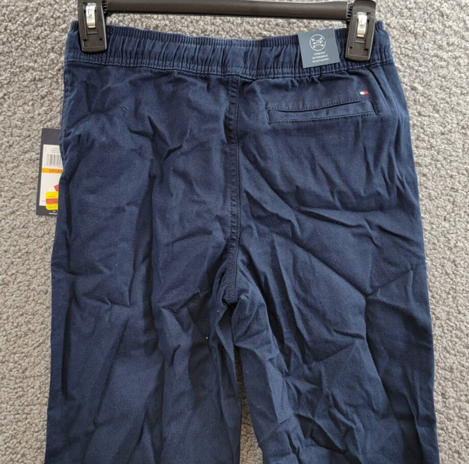 Tommy Hilfiger Clark Pull-On Jogger Pants Boys' S (8) Navy Blazer Pull On Style