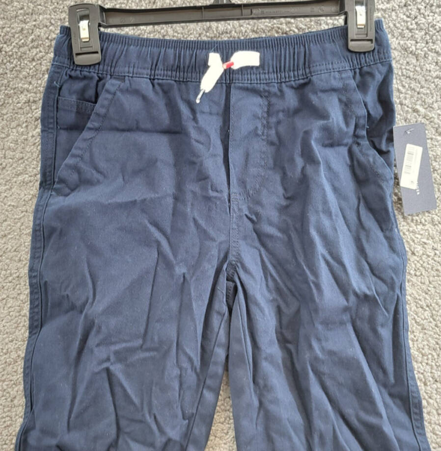 Tommy Hilfiger Clark Pull-On Jogger Pants Boys' S (8) Navy Blazer Pull On Style