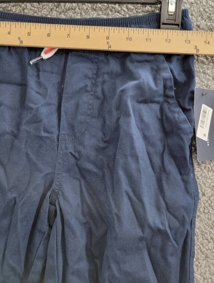 Tommy Hilfiger Clark Pull-On Jogger Pants Boys' S (8) Navy Blazer Pull On Style