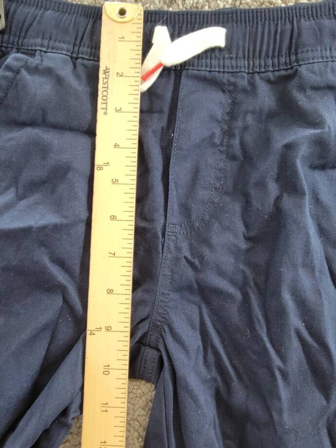 Tommy Hilfiger Clark Pull-On Jogger Pants Boys' S (8) Navy Blazer Pull On Style