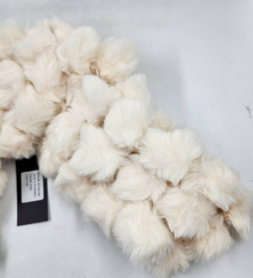 Marcus Adler The Riley Faux Fur Infinity Scarf Women's Ivory Solid