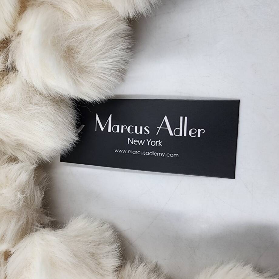 Marcus Adler The Riley Faux Fur Infinity Scarf Women's Ivory Solid
