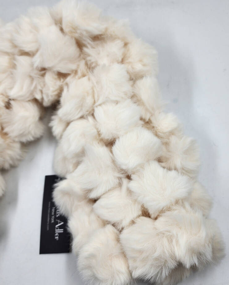 Marcus Adler The Riley Faux Fur Infinity Scarf Women's Ivory Solid