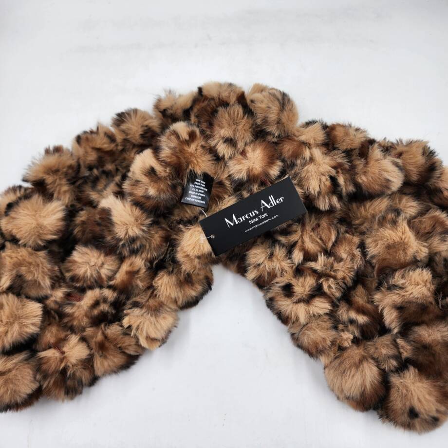 Marcus Adler The Riley Faux Fur Infinity Scarf Women's One Size Leopard