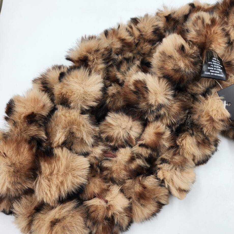 Marcus Adler The Riley Faux Fur Infinity Scarf Women's One Size Leopard