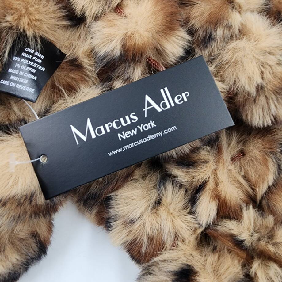 Marcus Adler The Riley Faux Fur Infinity Scarf Women's One Size Leopard