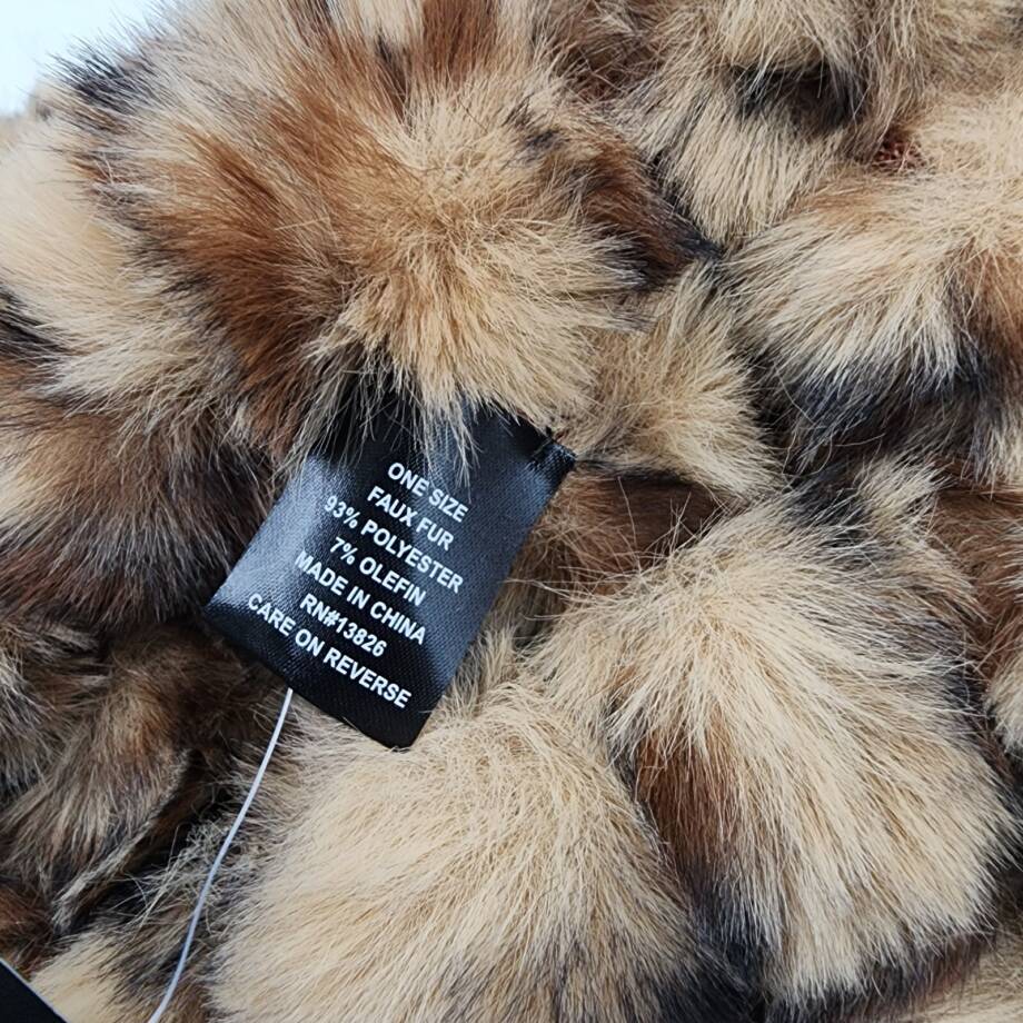 Marcus Adler The Riley Faux Fur Infinity Scarf Women's One Size Leopard
