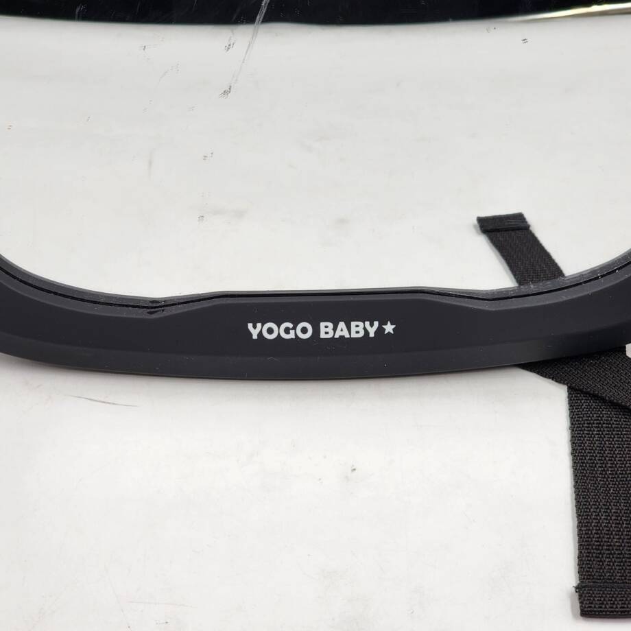 YOGO Baby Car Mirror Headrest Mount Buckle Strap - Black
