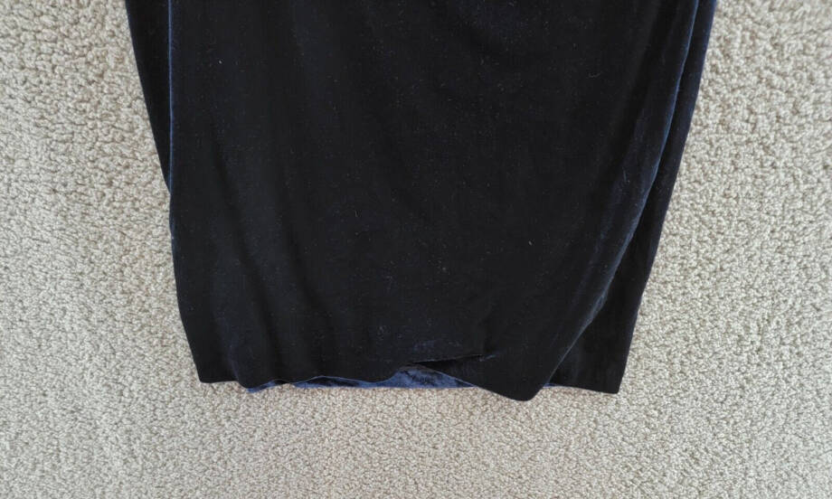 Jessica Howard Petite Velvet Cowl-Neck Sheath Dress Women's 12P Navy Pullover