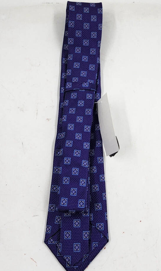 The Men's Store at Bloomingdale's Square Medallion Silk Tie Men's 8 Purple
