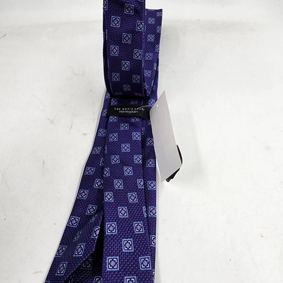 The Men's Store at Bloomingdale's Square Medallion Silk Tie Men's 8 Purple