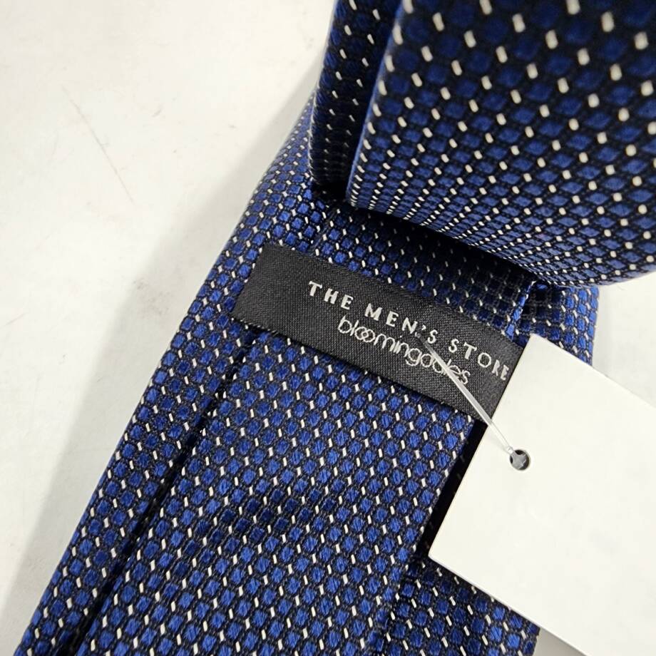 The Men's Store at Bloomingdale's Dot Micro Neat Silk Classic Tie Men's 8 Navy