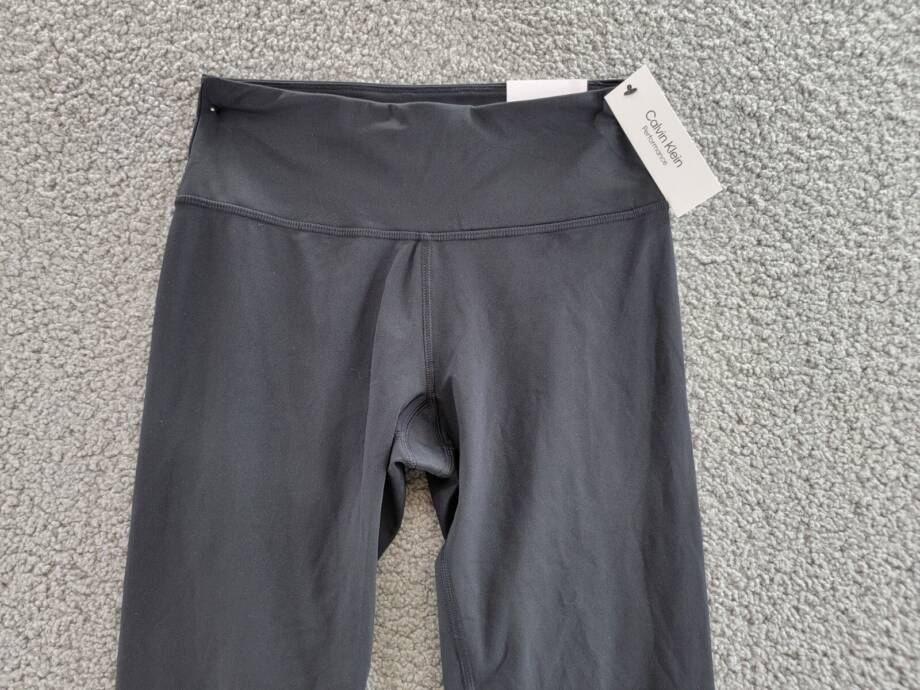 Calvin Klein High-Rise 7/8 Leggings Women's S Black/Blue Elastic Waist Pull On